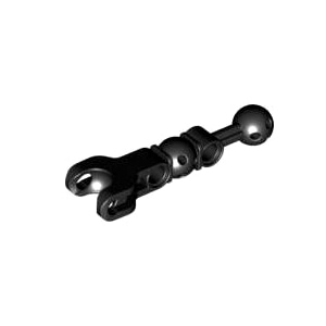 레고 부품 히어로 팩토리 긴 팔 / 다리 검정색 Black Hero Factory Arm / Leg with Ball Joint on Axle and Ball Socket and 2 Pin Holes 4593553